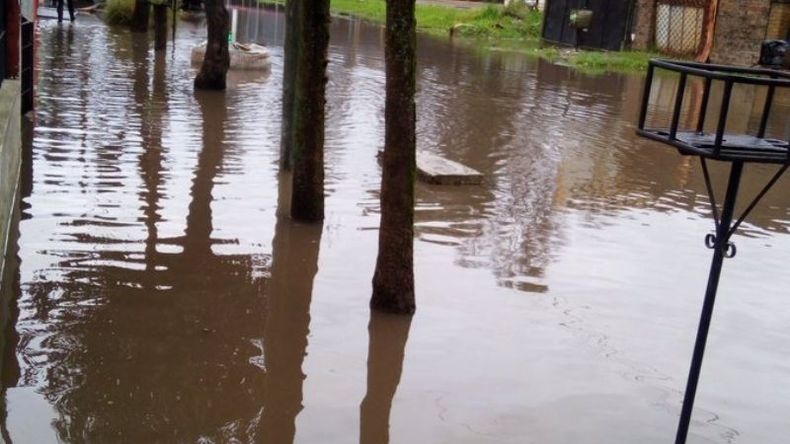 Así se encuentran las calles del barrio Villa Mora..