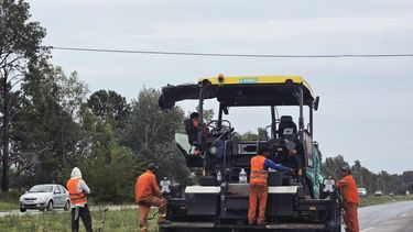 TRABAJOS. La Provincia está repavimentando los tramos más deterioradas.