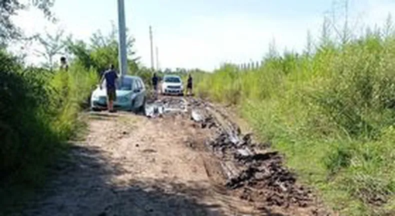 Esta es la calle Argerich, en la entrada de la Reserva. (Silvia Martín)..webp