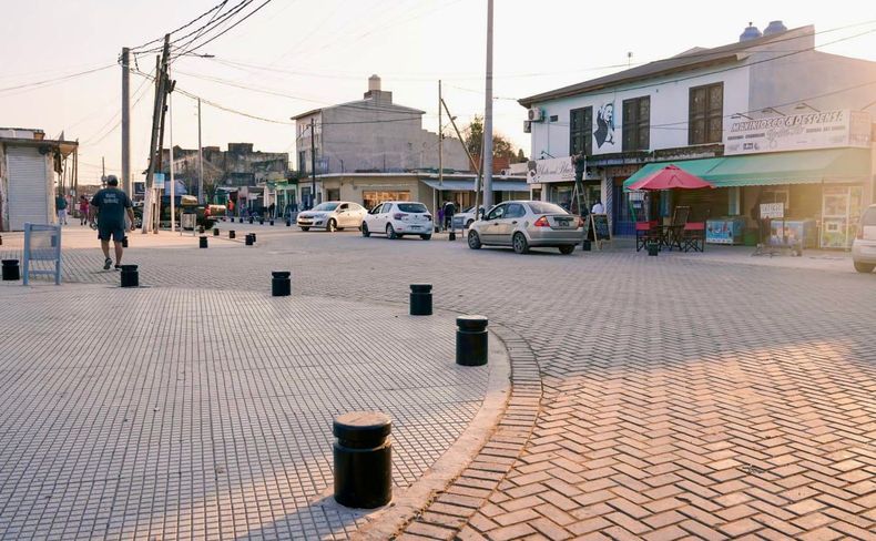As&iacute; est&aacute; quedando el Paseo Alfaro, en Presidente Derqui.