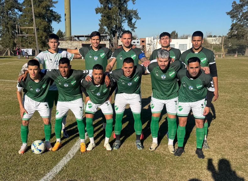 EQUIPO. El once inicial de la Selección de la Liga que jugó este miércoles en Villa Castells.