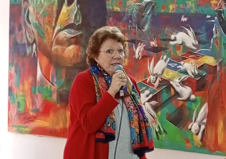 Sonia Lembeye, presidente de la Biblioteca Bartolomé Mitre.