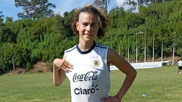 Agustina Caligari participó de las prácticas de la Selección Nacional en Jujuy.