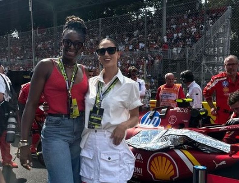 El domingo, Cecilia Rodr&iacute;guez vio en Monza el debut de Franco Colapinto en la F&oacute;rmula 1.