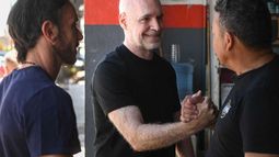 JUNTOS. Rodríguez Larreta y Nesupiller vuelven a mostrarse en una recorrida pro Pilar .