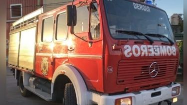 TRAGEDIA EN MANZONE. Intervinieron los bomberos de Derqui.