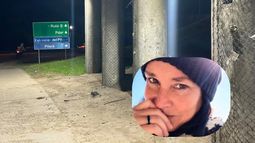 LUGAR DEL ATAQUE. Mónica Ligorria fue asesinada debajo del puente del kilómetro 57 de Panamericana.