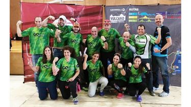 HOMENAJE. El GoTeam recordó a Martín Giménez, fallecido en un accidente de tránsito en Pilar..