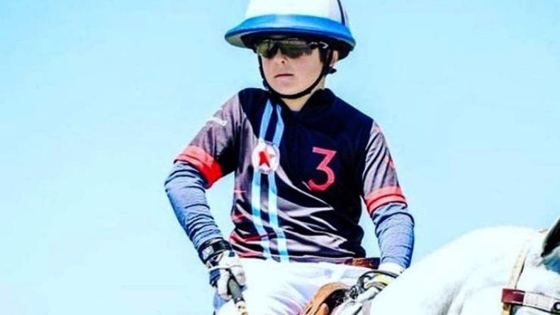 Pedro Heguy sufrió una doble fractura de cráneo al caer del caballo. Foto: El Diario de La Pampa..