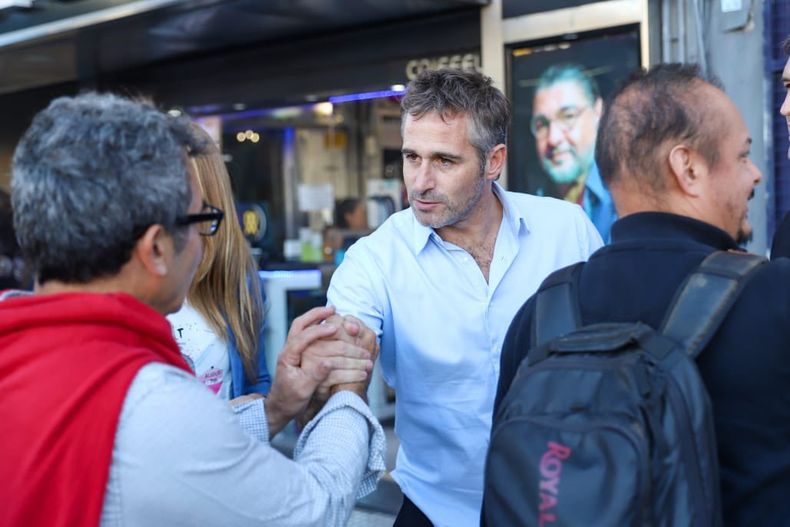 Federico Achával se sumó a la multitud que se movilizó en defensa de la universidad.&nbsp;&nbsp;