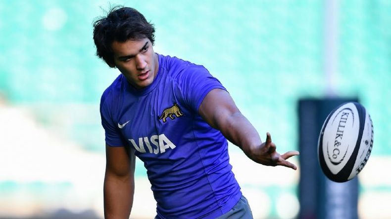 Enfocado. Santiago Grondona (Champagnat) está entre los preseleccionados que comienzan a prepararse para el Rugby Championship. .