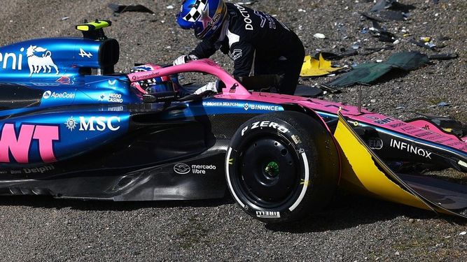 Jack Doohan se accidentó en Suzuka con el Alpine que espera Colapinto.