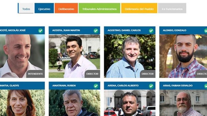 PORTAL. Así se ve la página que contiene la información..