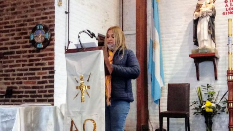 Rosa Vargas, una de las organizadoras. Foto: Mario Cácerez..