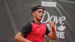 PUÑO APRETADO. Taverna avanza en Túnez. Foto: La Gaceta del Tenis. .