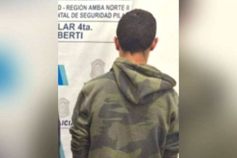 El ladrón detenido tiene 33 años y es oriundo de Del Viso.&nbsp;