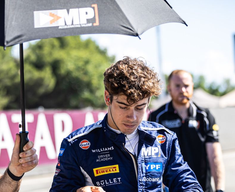 PREOCUPADO. Colapinto se fue resignado de Spa tras el abandono.