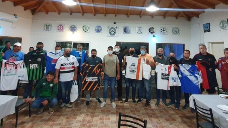UNIDOS. Trillo participó del lanzamiento junto a los delegados de los clubes..