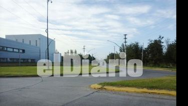 La intersección de las calles 9 y 10 del Parque Industrial, un desierto..