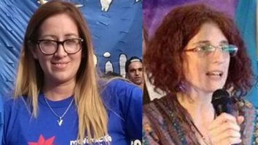 MUJERES. Valeria Domínguez (Evita); Romina Noguéz (La Néstor Kirchner)..