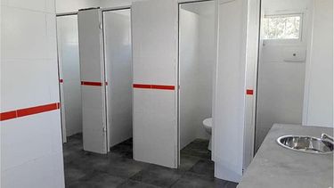 OBRA. Los nuevos sanitarios se hicieron con fondos de Nación..