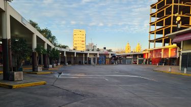 Así estuvo la terminal durante todo el día.
