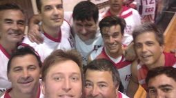 SELFIE. Los +43 del Rancho tras jugar con Gimnasia..