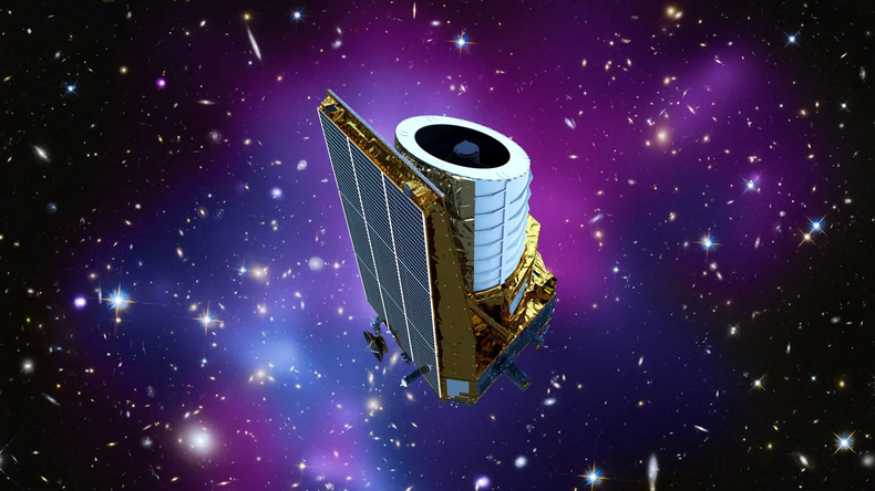 Euclid tomará miles de fotos del Universo para crear el mejor mapa jamás hecho del cosmos. (NISP/ESA)..webp