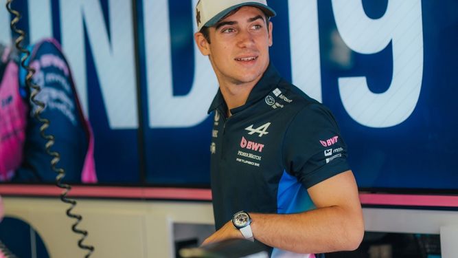 Franco Colapinto se prepara para correr en Qatar.