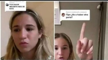 La pilarense reflejó su disgusto por sentirse estafada con la casa alquilada, a través de TikTok..