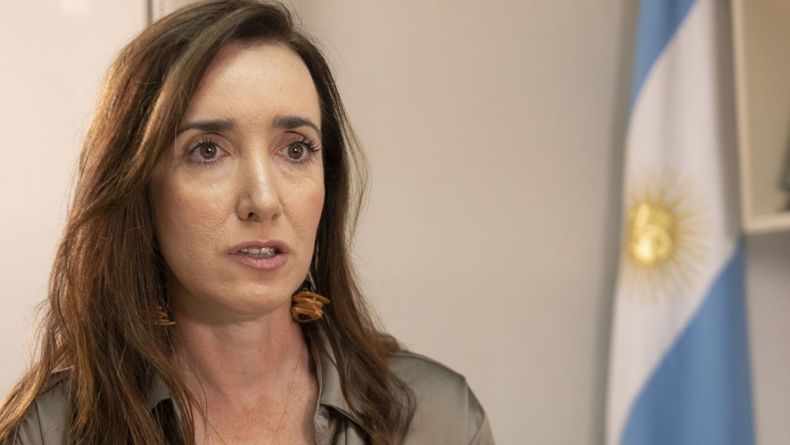 VICE. Victoria Villarruel, este martes en la USAL.