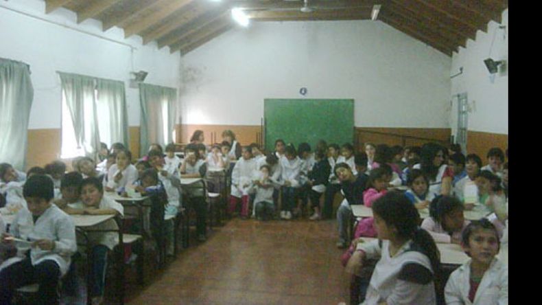 Pro Huerta. Los chicos recibieron capacitación de técnicos del INTA..