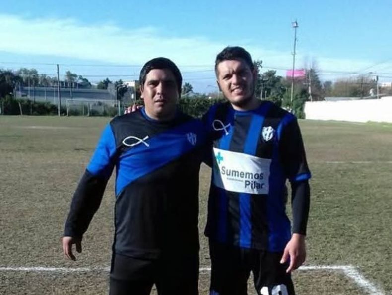 Matías Iriarte y Leandro Coronel, dos referentes de Deportivo San Alejo.
