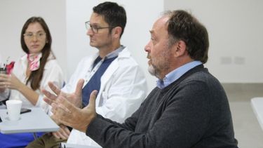 SATISFECHO. El secretario de Salud, Hernán Galimberti, destacó el funcionamiento del HCP.