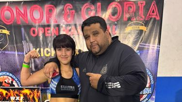 Morena Morales y Jonatan Valiente representaron a Pilar en San Luis.