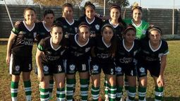 El equipo de Real Pilar que debutó esta tarde ante Lima FC en la Primera B de AFA..