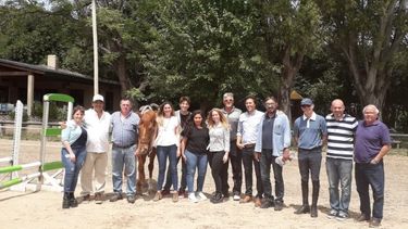 JUNTOS. Algunos de los miembros de la Cámara de Entretenimientos de Pilar..