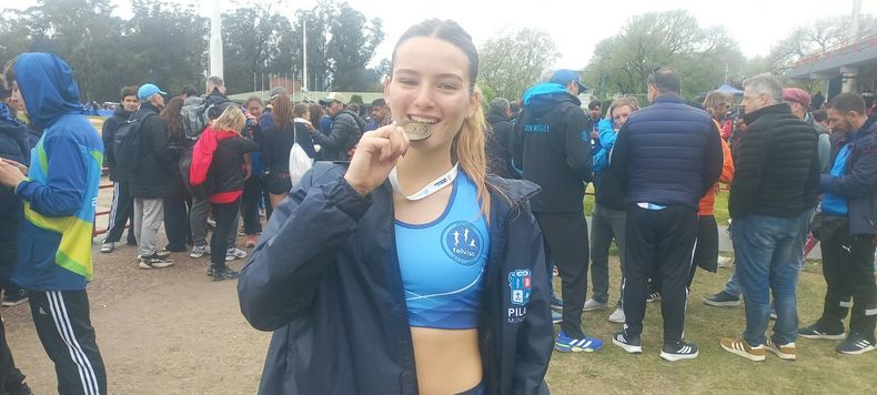 DORADA. Isabella Ferrando obtuvo Medalla de Oro en Salto en Largo.&nbsp;