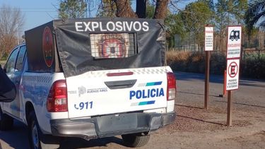 La Brigada de Explosivos en el Colegio Saint Matthew´s.