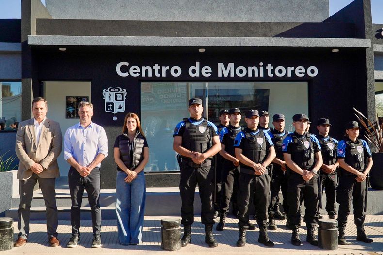 MÁS CONTROL. El nuevo centro de monitoreo del Paseo Alfaro, en Derqui.