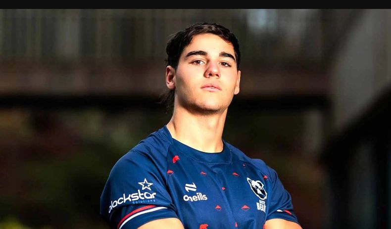 INCORPORACIÓN. Benjamín Grondona (19 años) jugará en la Premiership de Inglaterra tras lograr el ascenso con Champagnat.
