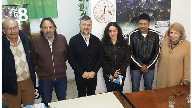 CGT. Pitronaci, con sindicalstas..