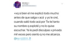 RETRACTACIÓN. Una joven dio marcha atrás con su denuncia pública..