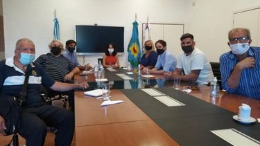 Los impulsores de la iniciativa se reunieron con la concejal Lourdes Filgueira el pasado miércoles. .