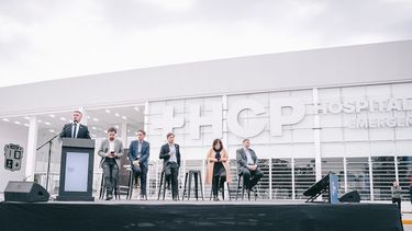 NUEVO. El Hospital Central de Pilar se inauguró con presencia de autoridades nacionales y provinciales. &nbsp;