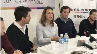 RECORRIDA. En Junín, Marcela Campagnoli el último fin de semana..