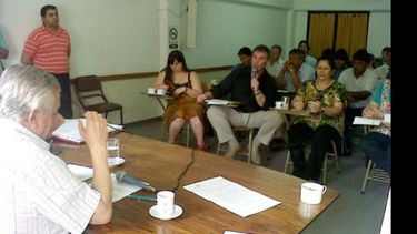 La sesión se realizó ayer por la mañana en la sede administrativa del Concejo Deliberante..