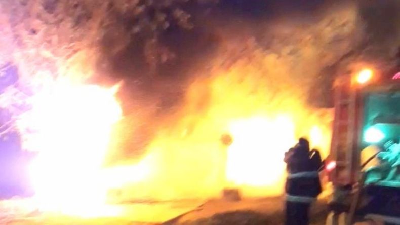 Incendio en Fátima. .