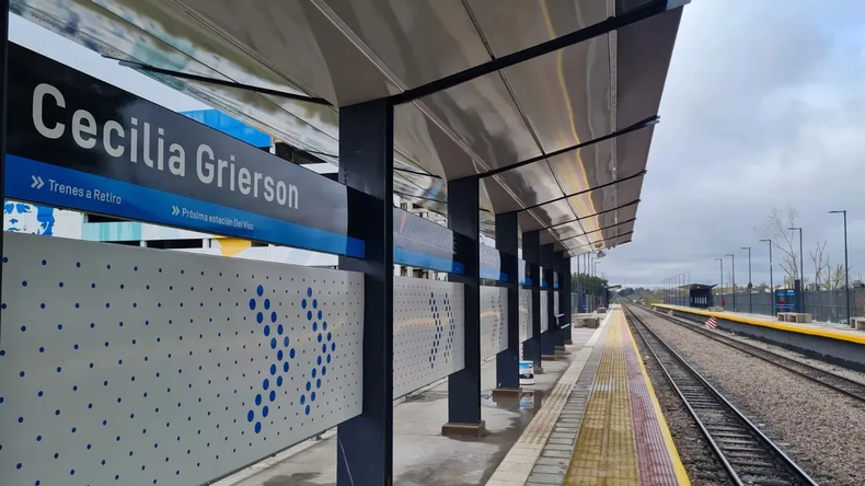 ESTACIÓN CECILIA GRIERSON. El accidente ocurrió sobre el final del andén.