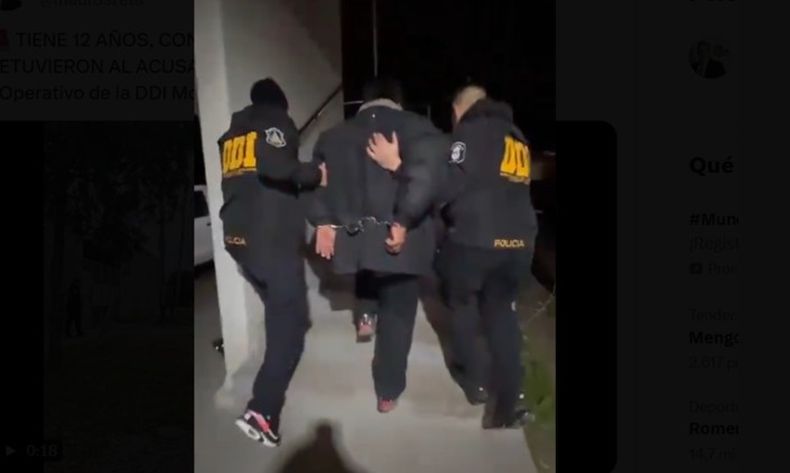 El acusado fue detenido en una casa de Moreno.